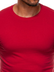 T-shirt męski basic EM-TSBS-0100 - czerwony