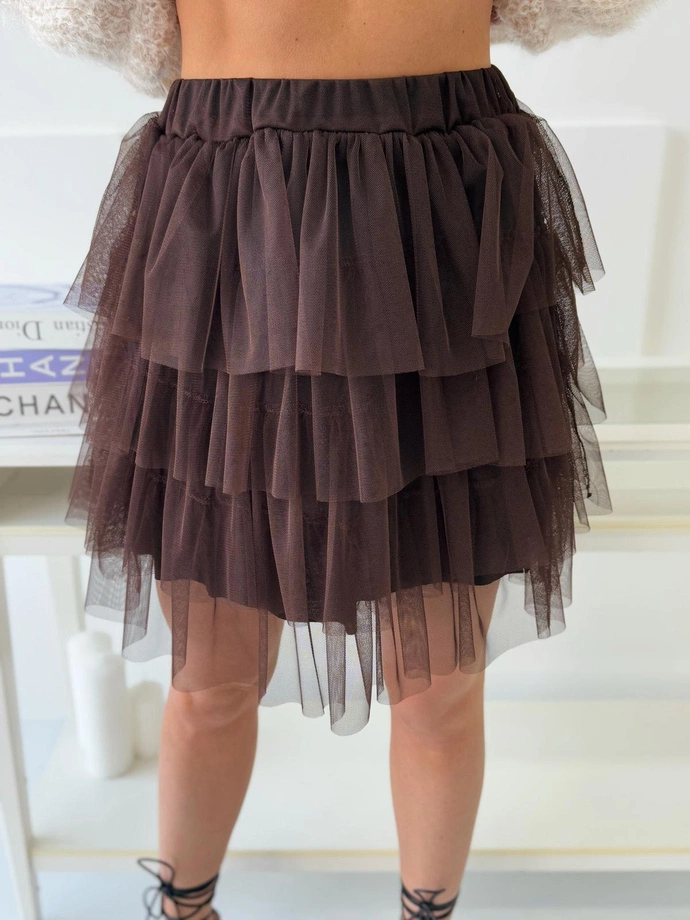 Women's skirt GLR017 - brown