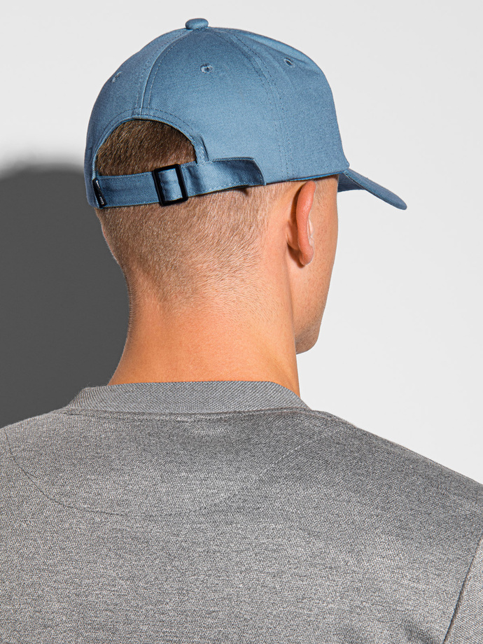 Czapka męska z daszkiem - niebieska V7 H086