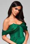 Evening dress LA-OM-DLR183 - green