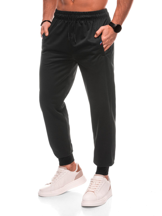 Men's sweatpants P1511 - black