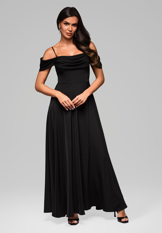 Evening dress LA-OM-DLR038 - black