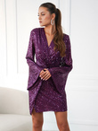 FREYA mini dress DLR137- purple