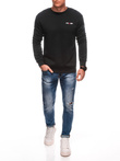 Men's hoodless sweatshirt B1706 - black