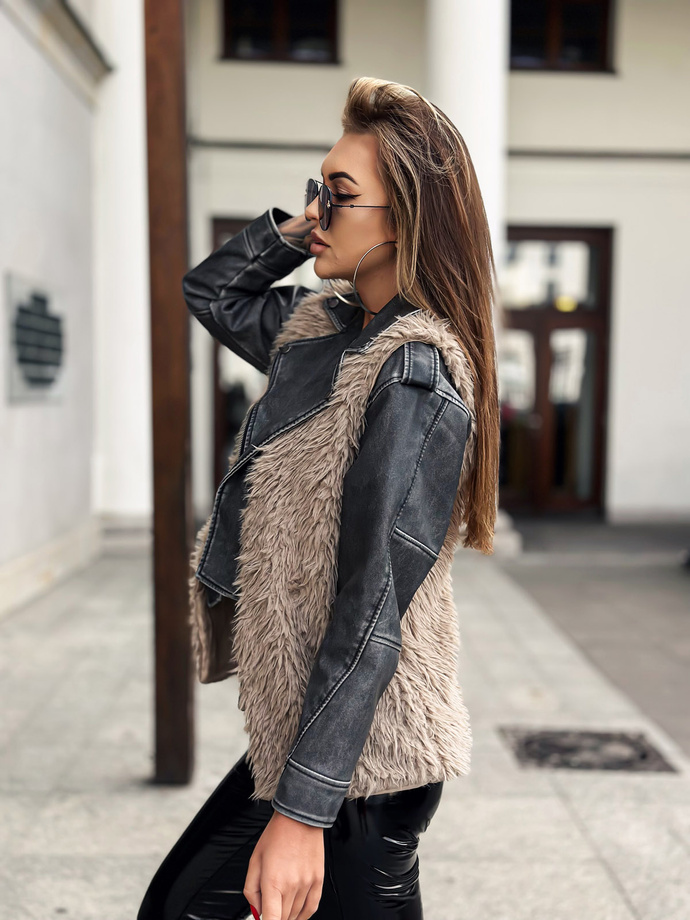 Women's vest VLR009 - beige