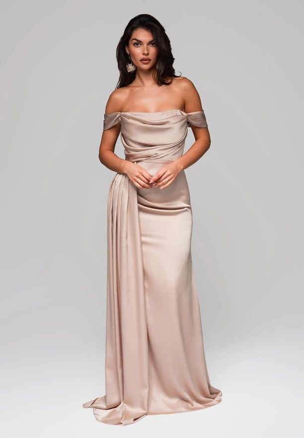 Evening dress LA-OM-DLR188 - gold