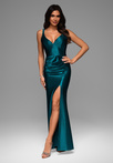 Evening dress LA-OM-DLR045 - azure