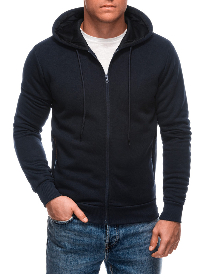 Men's zip-up sweatshirt B1688 - navy