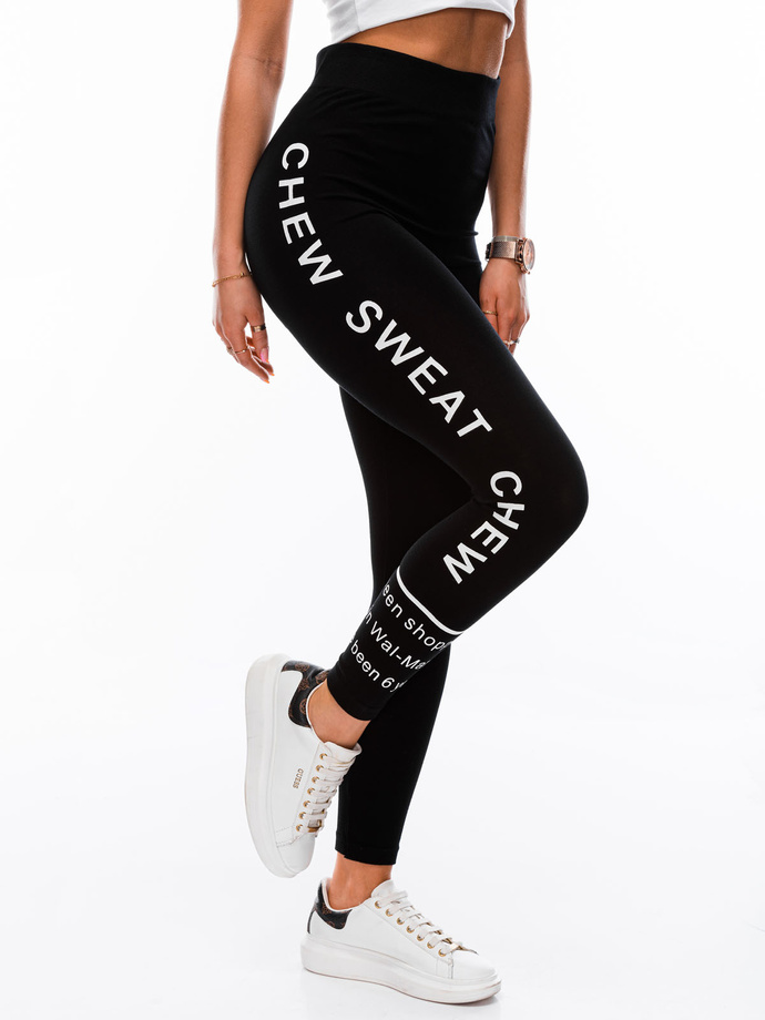 Women's leggings PLR128 - black