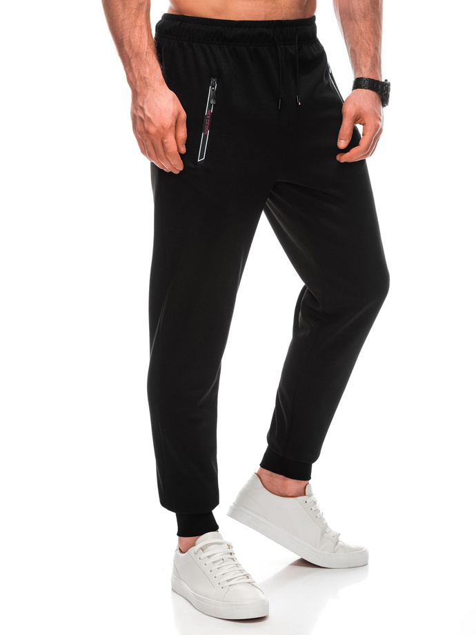 Men's sweatpants P1459 - black