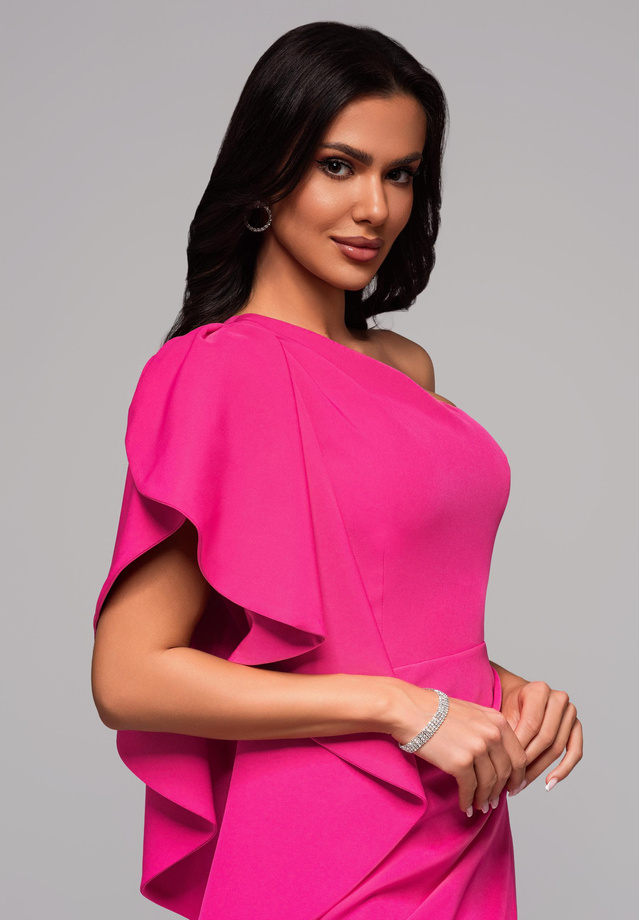 Evening dress LA-OM-DLR099 - pink