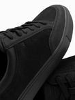 Monochromatic men's streetwear style shoes - black V3 OM-FOTL-0183