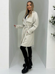 Fashionable women's coat CLR040 - beige