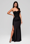 Evening dress LA-OM-DLR186 - black