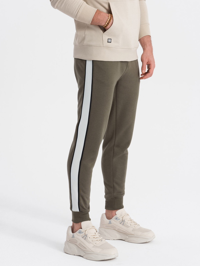 Men's sweatpants P865 - olive V9