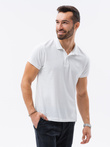 Men's pique knit polo shirt set 3-pack - white V9 Z28