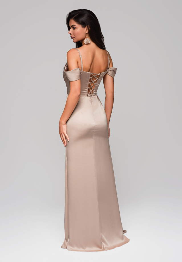 Evening dress LA-OM-DLR188 - gold