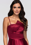 Evening dress LA-OM-DLR175 - burgundy