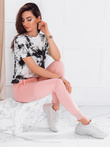 Women's sweatpants PLR001 - powder pink