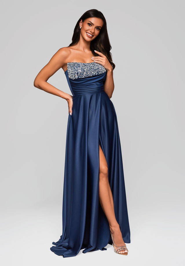 Evening dress LA-OM-DLR223 navy