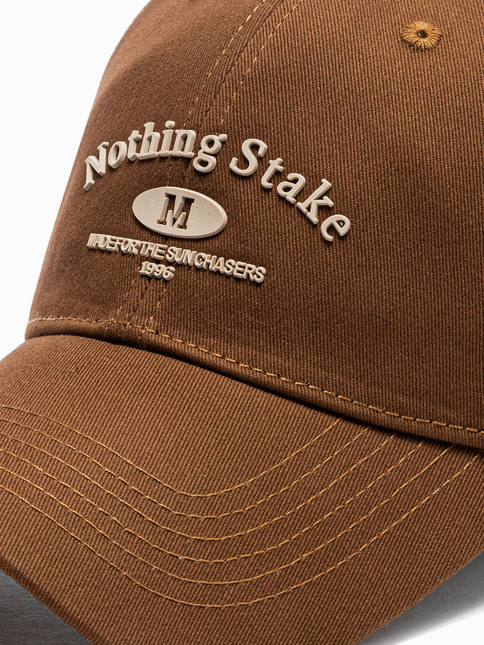 Men's cap H149 - brown