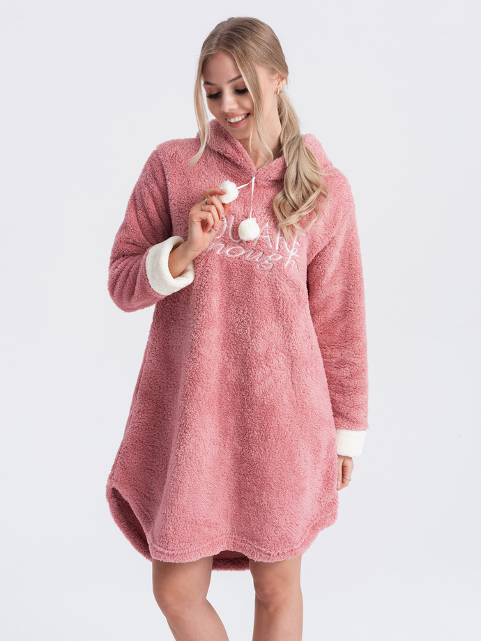 Women's pyjamas nightgown ULR255 - pink