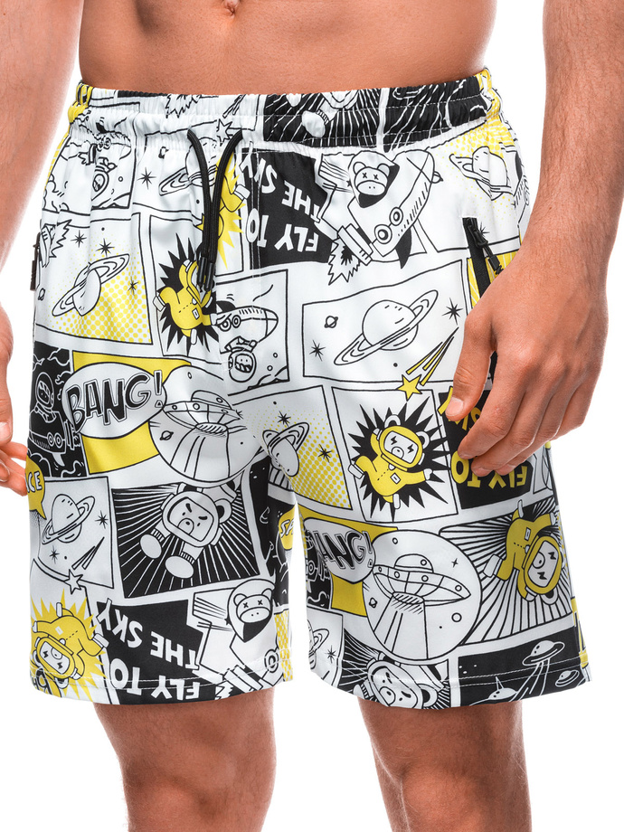 Men's swimming shorts W512 - yellow