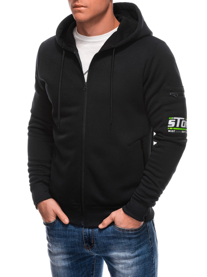 Men's zip-up sweatshirt B1701 - navy