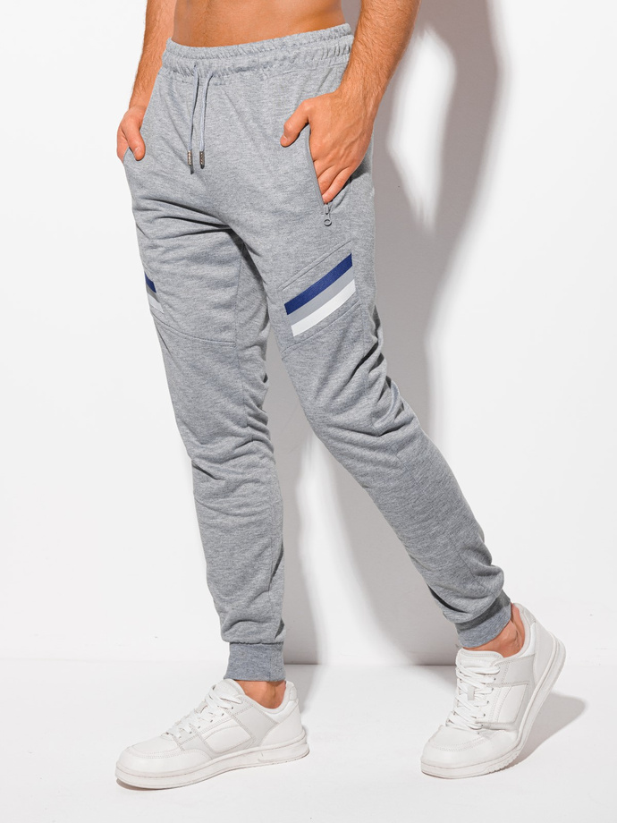 Men's sweatpants P1238 - grey