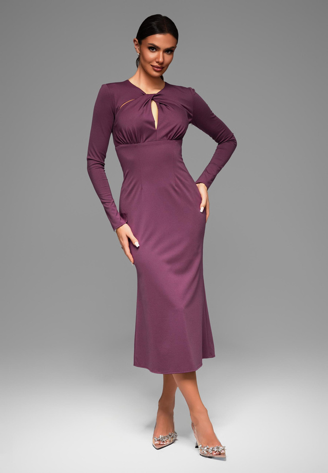 Evening dress LA-OM-DLR089 - purple