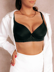 Biustonosz push-up ULR390 - czarny