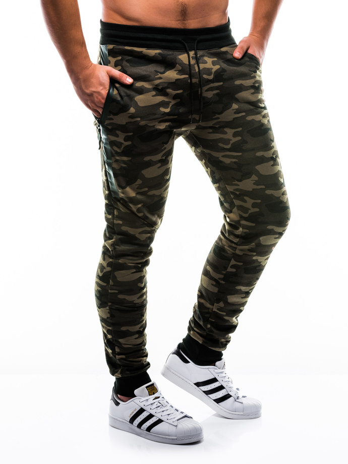 Men's sweatpants P807 - light green