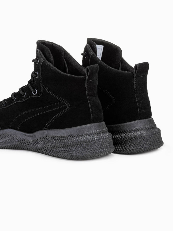 Men's winter shoes trappers - black T380