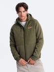 Men's mid-season jacket - olive C601