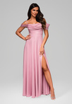 Evening dress LA-OM-DLR038 - pink