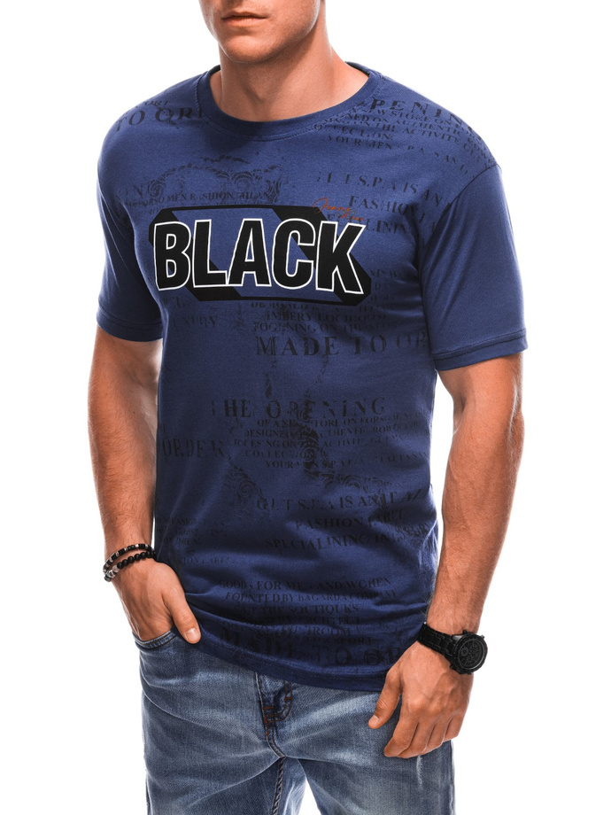 Men's t-shirt S1903 - dark blue