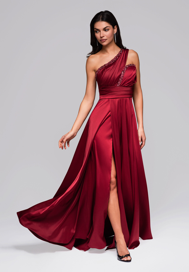 Sukienka wieczorowa LA-OM-DLR252 dark red