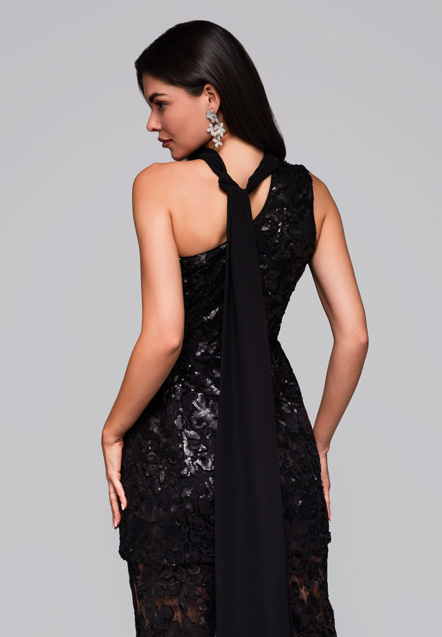 Sukienka wieczorowa LA-OM-DLR249 - black