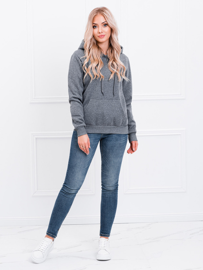 Bluza damska z kapturem TLR002 - grafitowa