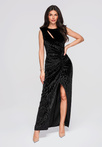 Evening dress LA-OM-DLR290 - black
