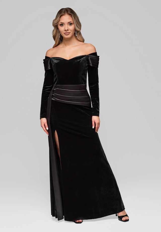 Evening dress LA-OM-DLR254 - black