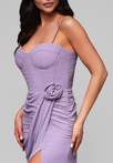 Evening dress LA-OM-DLR145 - violet