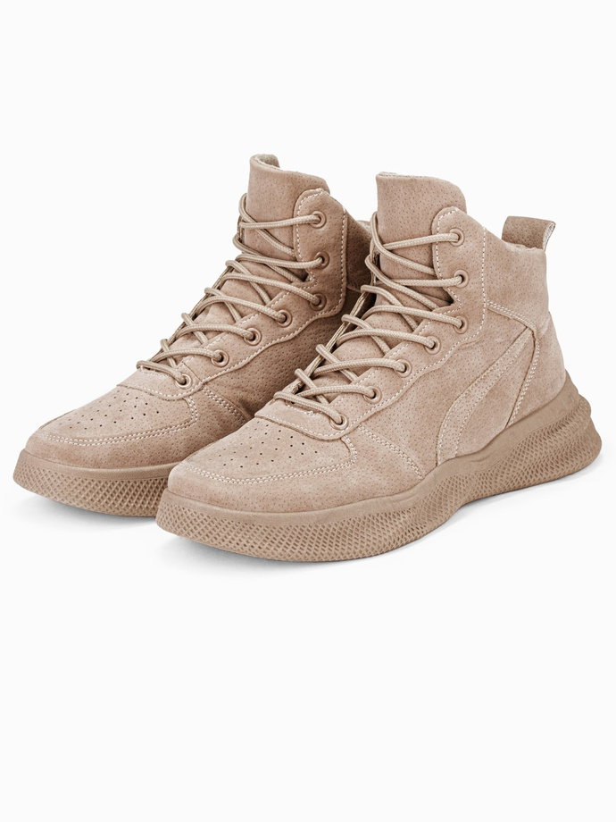 Men's winter shoes trappers - beige T380