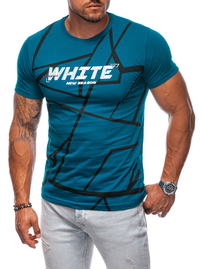 Men's t-shirt S1997 - turquoise