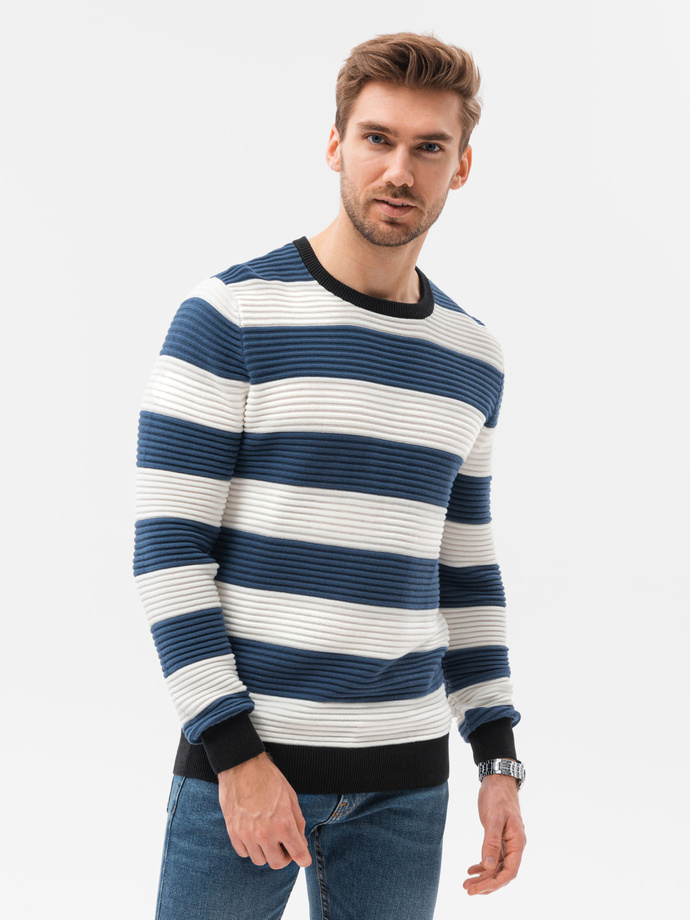 Men's sweater - dark blue E189