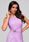 Evening dress LA-OM-DLR184 - light purple