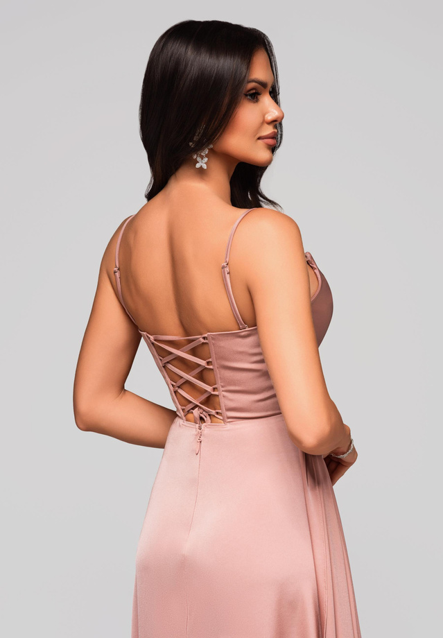 Evening dress LA-OM-DLR189 - old pink
