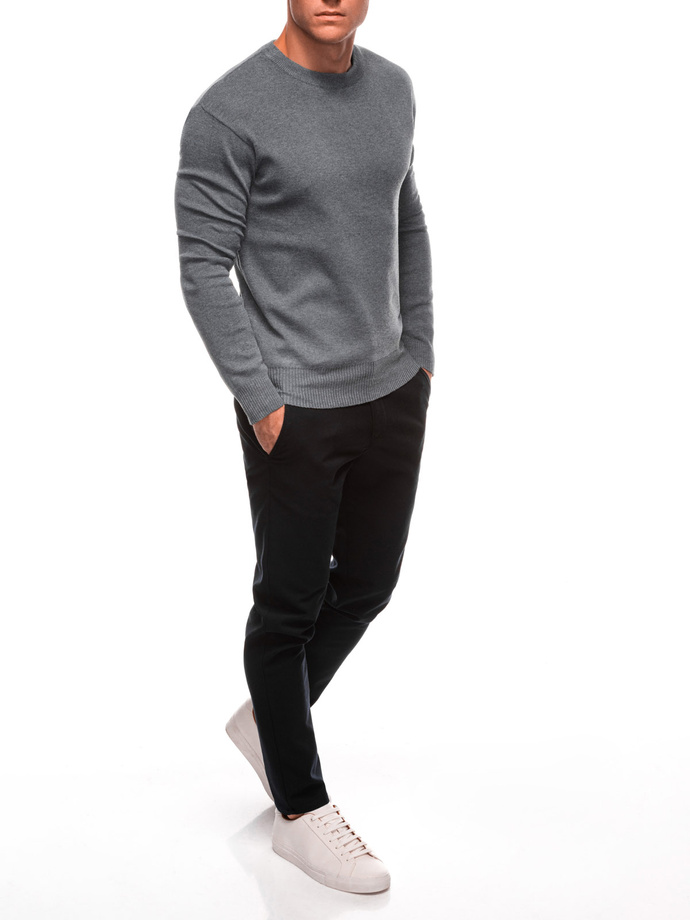 Men's sweater E242 - dark grey