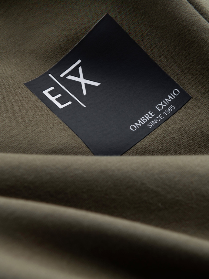 Men's sweatpants with logo - olive V4 OM-PASK-0167