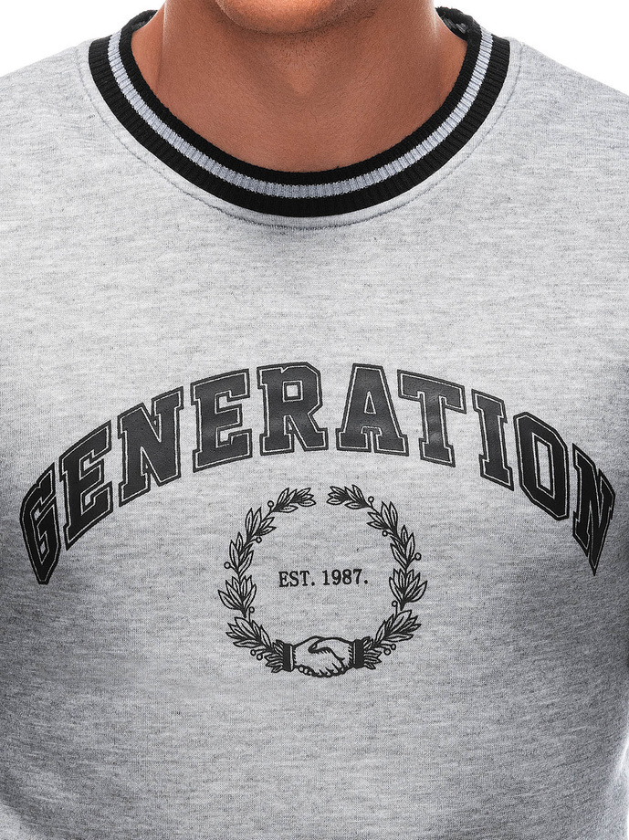 Men's sweatshirt B1622 - grey